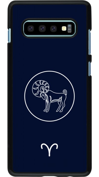 Samsung Galaxy S10+ Case Hülle - Astrologie Widder