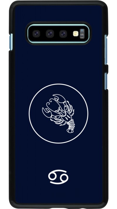 Samsung Galaxy S10+ Case Hülle - Astrologie Krebs