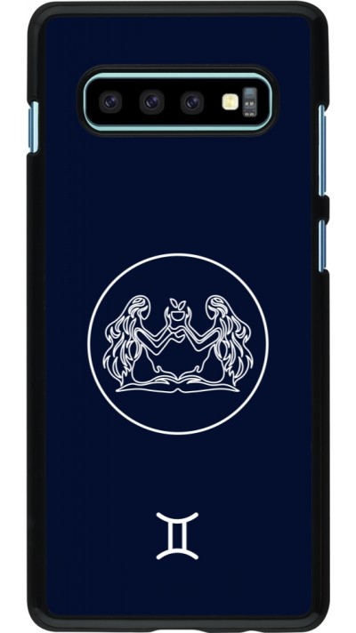 Samsung Galaxy S10+ Case Hülle - Astrologie Zwillinge