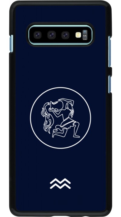 Samsung Galaxy S10+ Case Hülle - Astrologie Wassermann