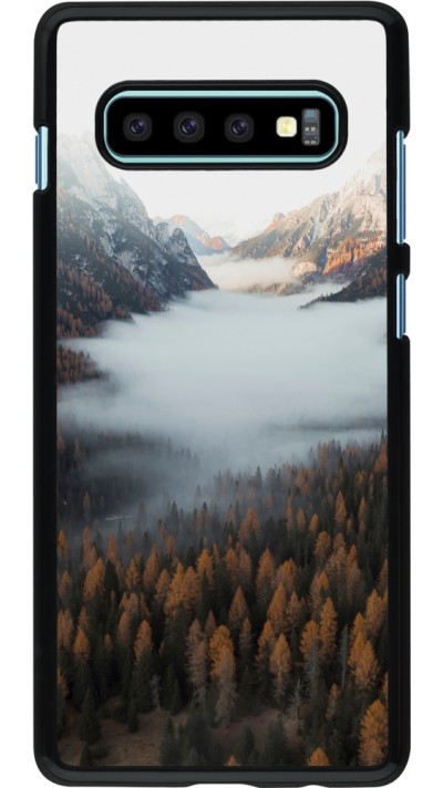 Samsung Galaxy S10+ Case Hülle - Autumn 22 forest lanscape