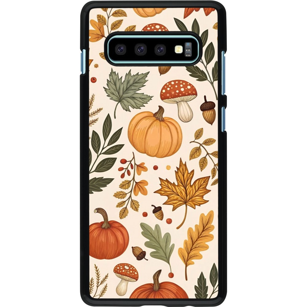 Samsung Galaxy S10+ Case Hülle - Autumn 25 Autumn pattern