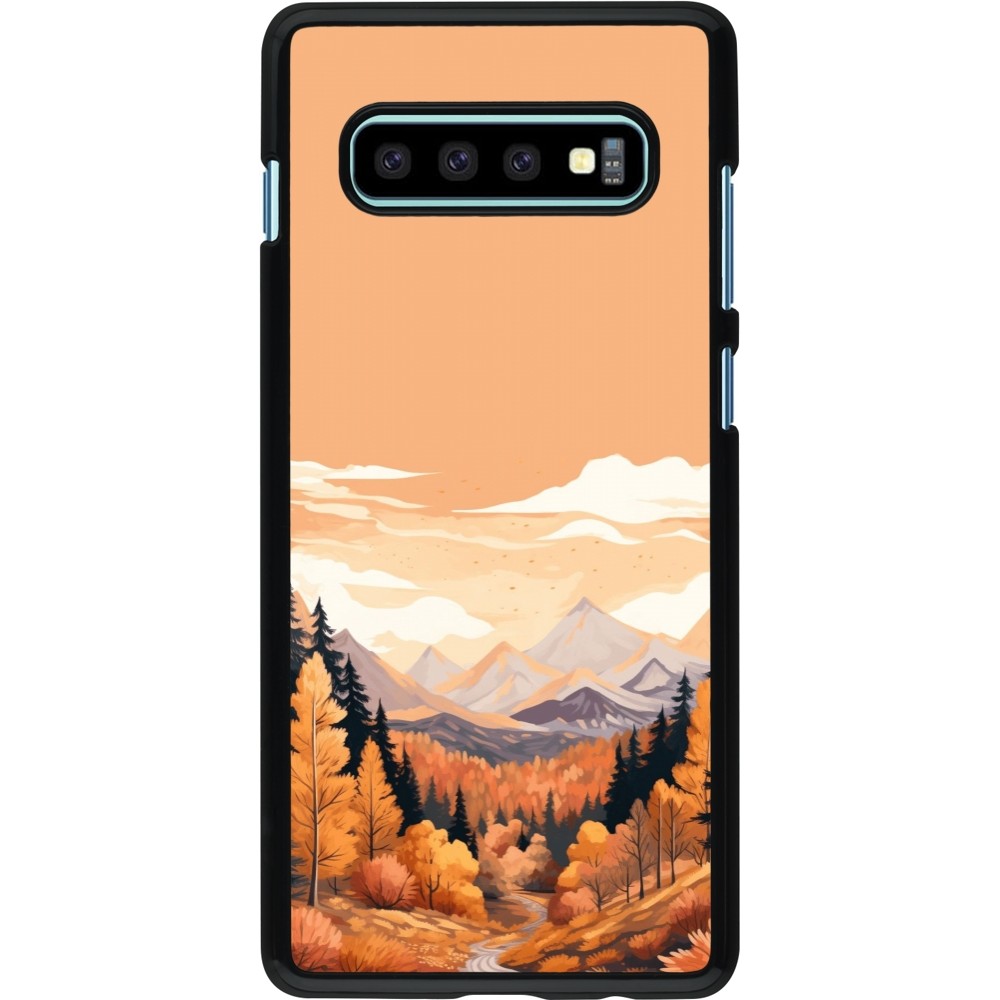 Samsung Galaxy S10+ Case Hülle - Autumn 25 Mountains
