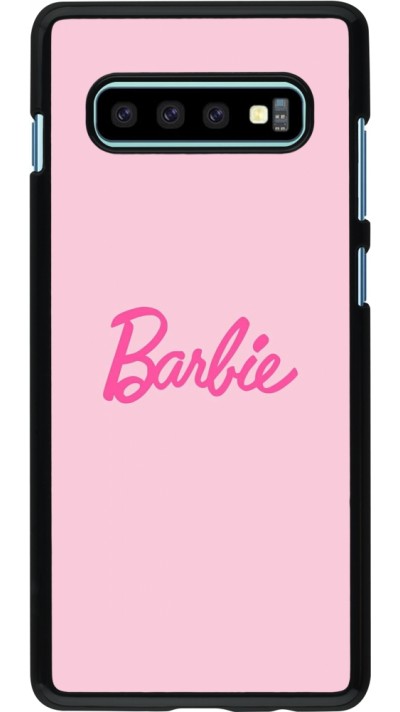 Samsung Galaxy S10+ Case Hülle - Barbie Text