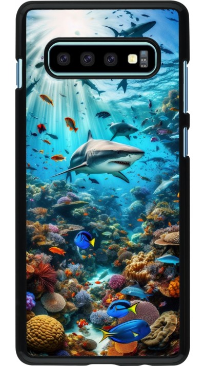 Samsung Galaxy S10+ Case Hülle - Bora Bora Meer und Wunder