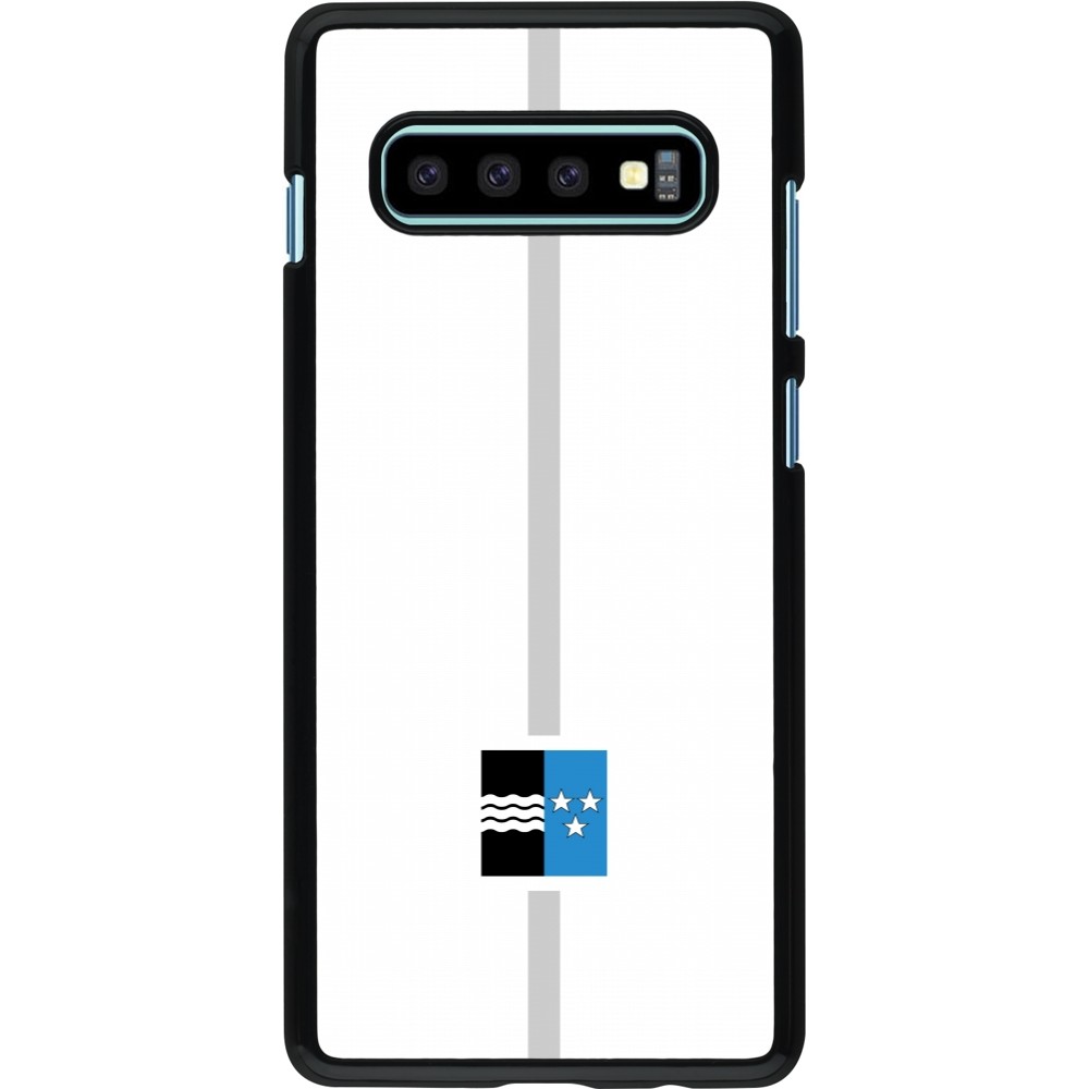 Coque Samsung Galaxy S10+ - Canton AG blanc