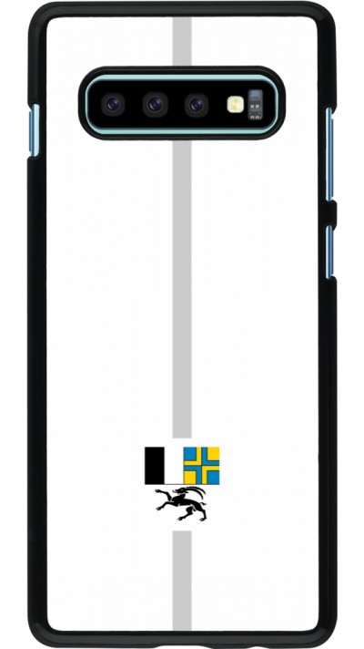 Samsung Galaxy S10+ Case Hülle - Kanton GR weiss