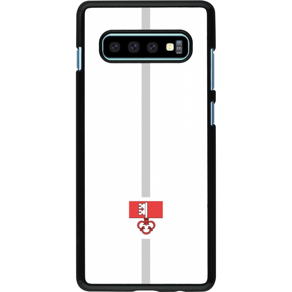 Samsung Galaxy S10+ Case Hülle - Kanton OW weiss
