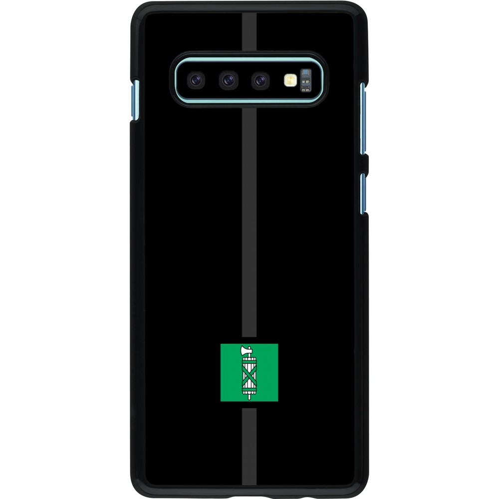 Samsung Galaxy S10+ Case Hülle - Kanton SG schwarz
