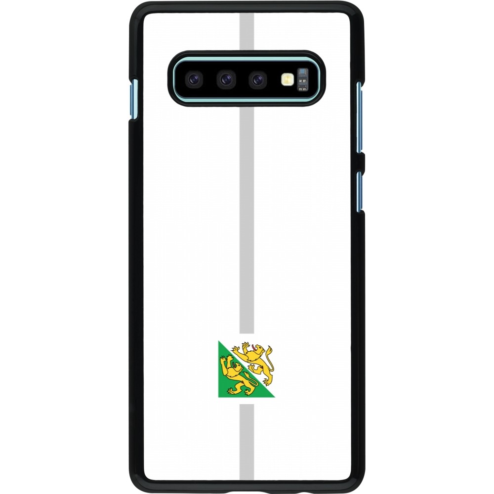 Samsung Galaxy S10+ Case Hülle - Kanton TG weiss