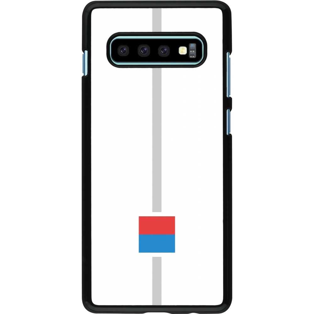 Samsung Galaxy S10+ Case Hülle - Kanton TI weiss