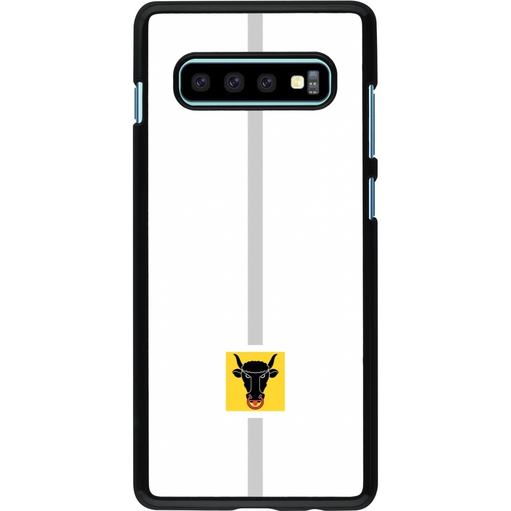 Samsung Galaxy S10+ Case Hülle - Kanton UR weiss