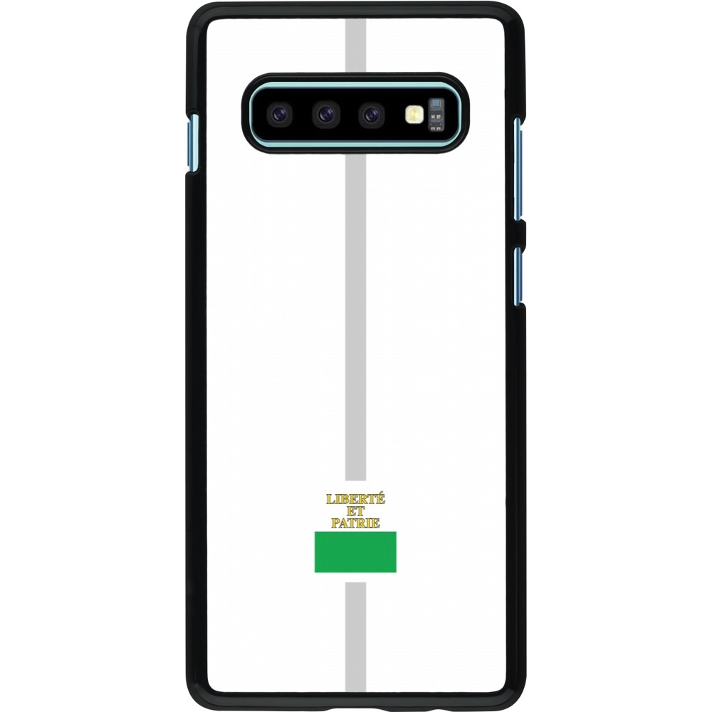 Samsung Galaxy S10+ Case Hülle - Kanton VD weiss