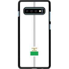 Samsung Galaxy S10+ Case Hülle - Kanton VD weiss