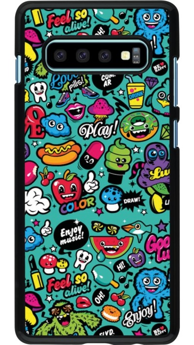 Coque Samsung Galaxy S10+ - Cartoons old school