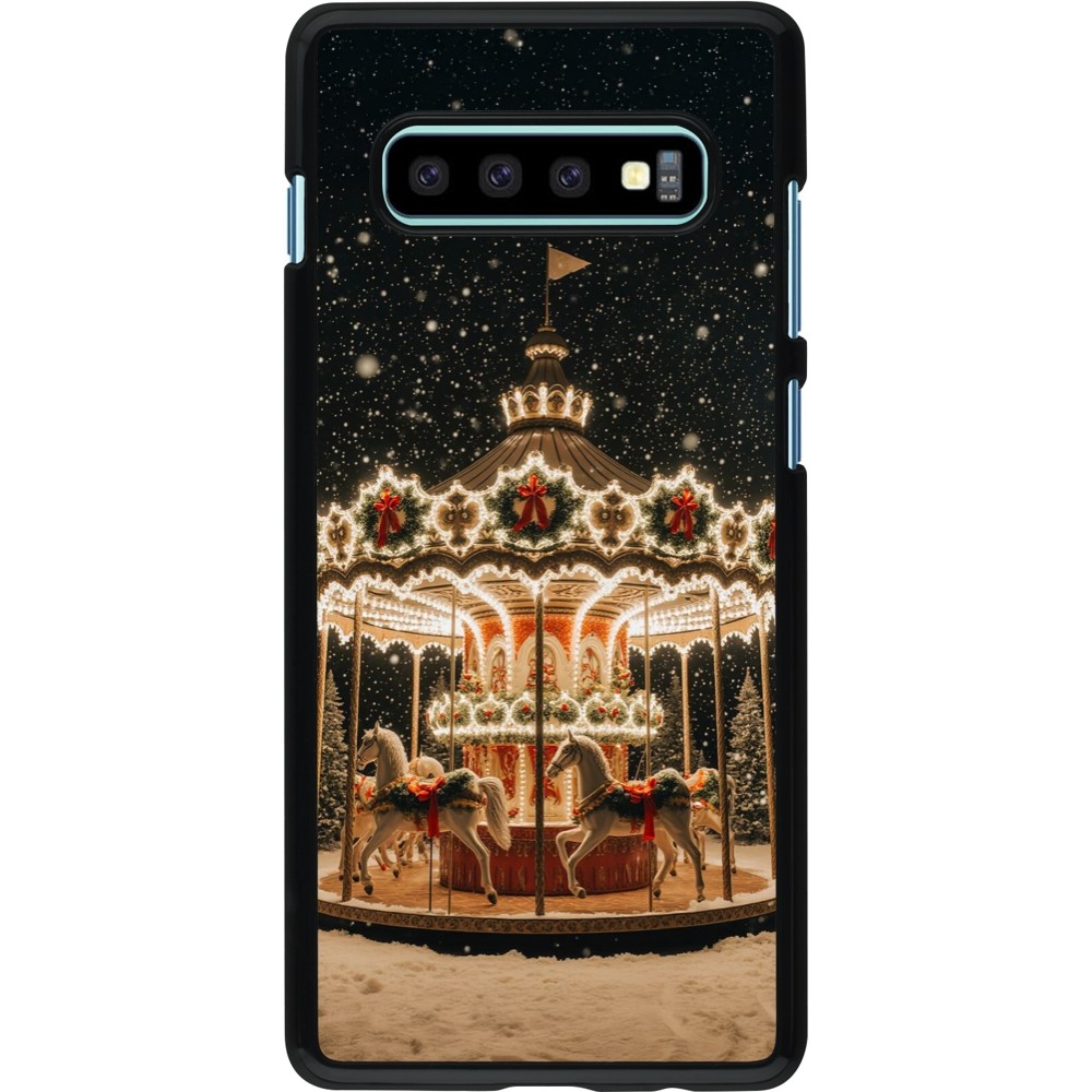 Coque Samsung Galaxy S10+ - Christmas 25 Carousel