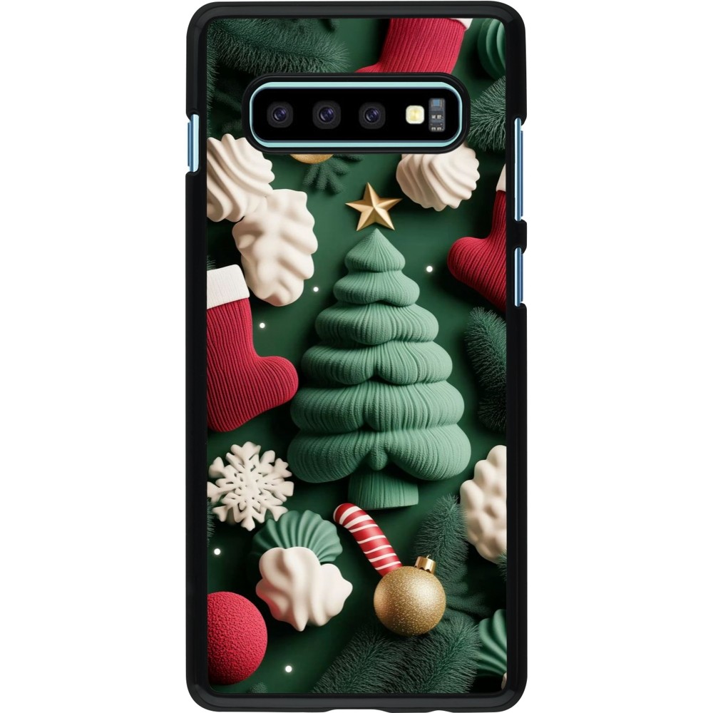 Coque Samsung Galaxy S10+ - Christmas 25 Christmas textiles
