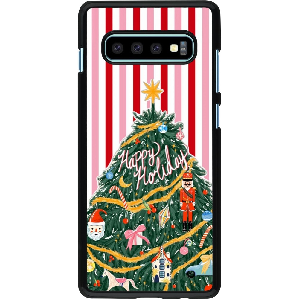 Coque Samsung Galaxy S10+ - Christmas 25 Happy Holiday