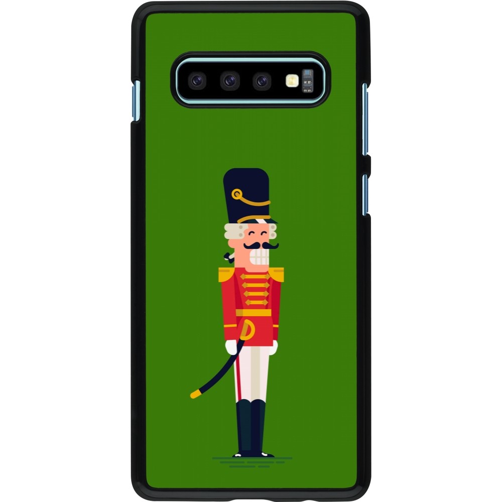 Coque Samsung Galaxy S10+ - Christmas 25 Nutcracker Green
