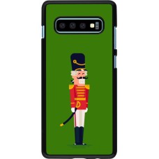Coque Samsung Galaxy S10+ - Christmas 25 Nutcracker Green