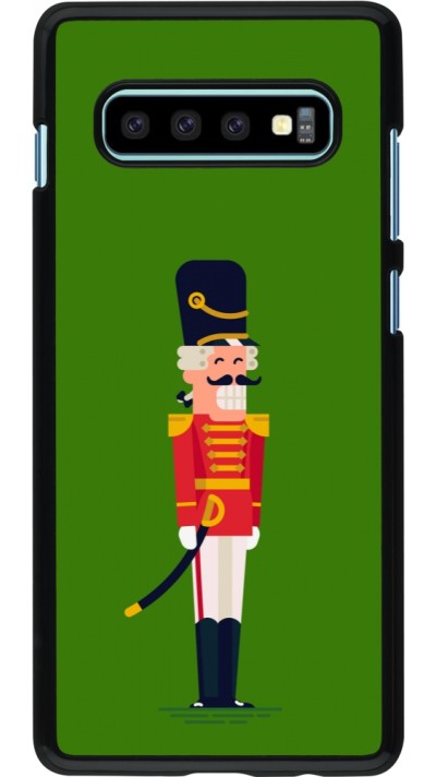 Coque Samsung Galaxy S10+ - Christmas 25 Nutcracker Green