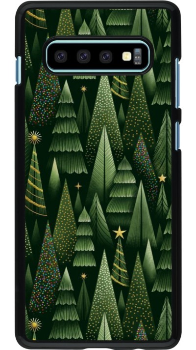 Coque Samsung Galaxy S10+ - Christmas 25 Pattern Xmas Tree