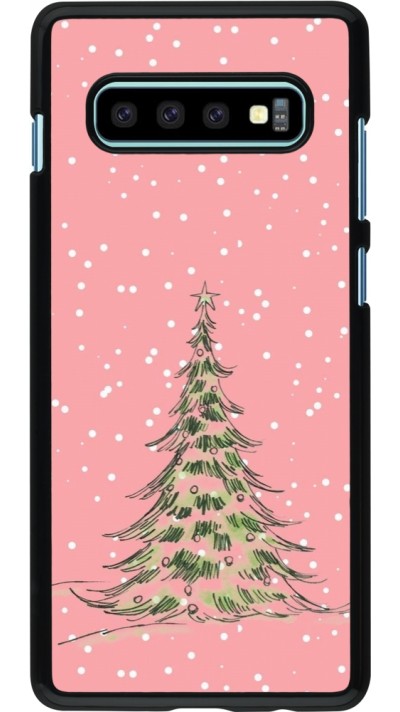 Coque Samsung Galaxy S10+ - Christmas 25 Pink Tree