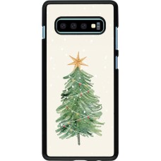 Coque Samsung Galaxy S10+ - Christmas 25 Sketch Tree