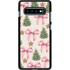 Coque Samsung Galaxy S10+ - Christmas 25 Vintage Ribbons