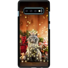 Coque Samsung Galaxy S10+ - Christmas 25 Xmas Cat