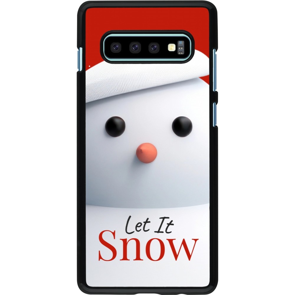 Coque Samsung Galaxy S10+ - Christmas 25 Xmas Snowman