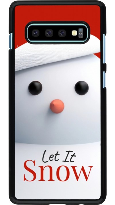 Coque Samsung Galaxy S10+ - Christmas 25 Xmas Snowman