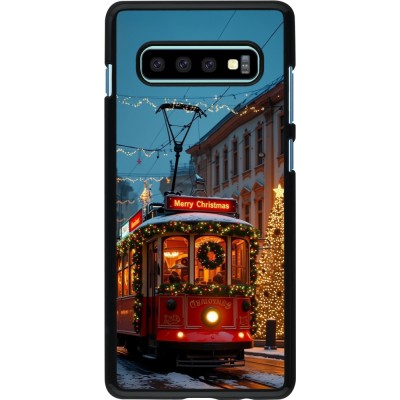 Samsung Galaxy S10+ Case Hülle - Christmas 25 Xmas Train