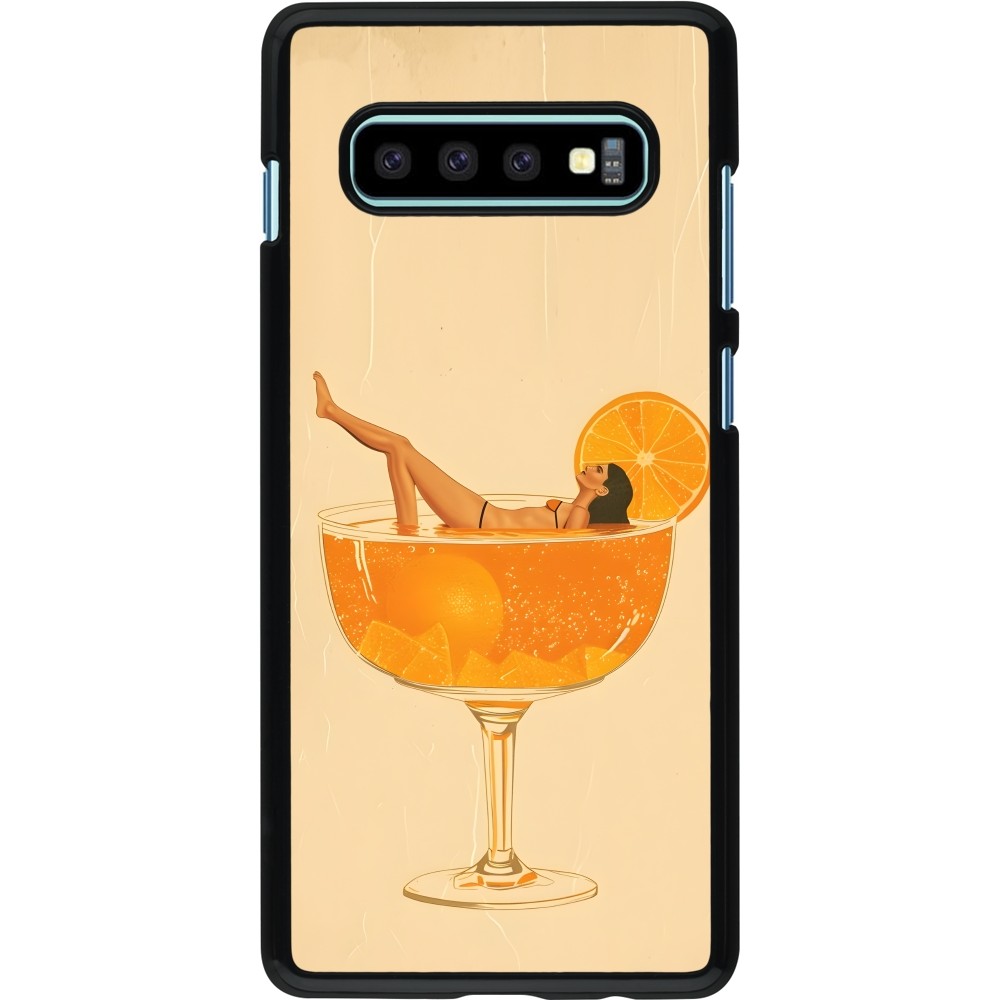 Coque Samsung Galaxy S10+ - Cocktail bain vintage