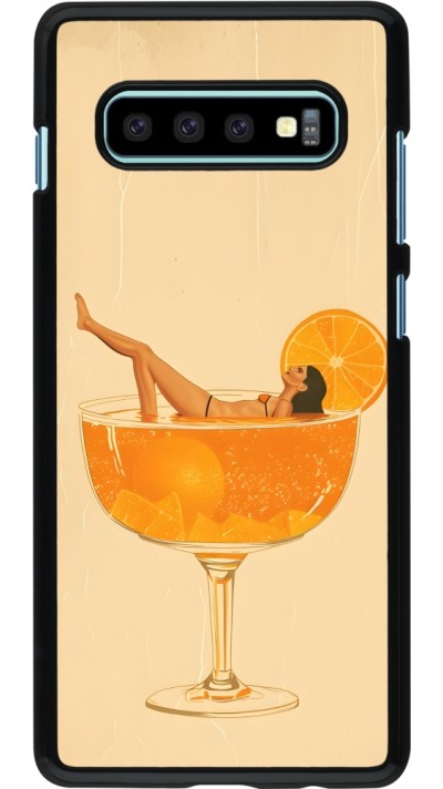Samsung Galaxy S10+ Case Hülle - Cocktail Bath Vintage