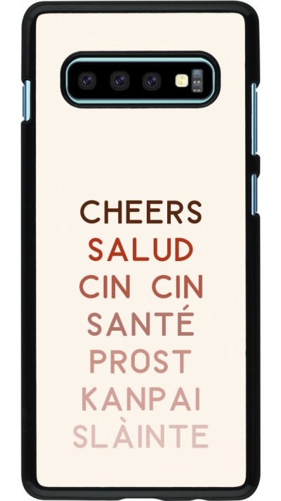 Coque Samsung Galaxy S10+ - Cocktail Cheers Salud
