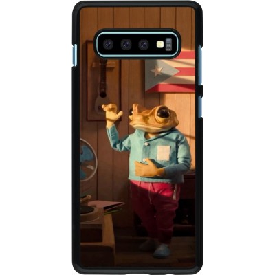 Samsung Galaxy S10+ Case Hülle - Dancing frog DTMF