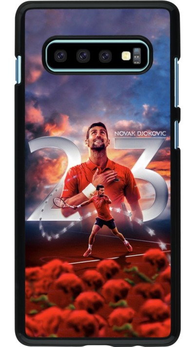 Samsung Galaxy S10+ Case Hülle - Djokovic 23 Grand Slam