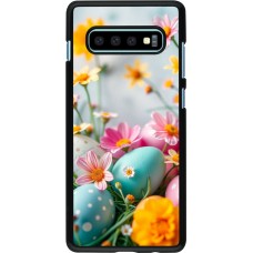 Coque Samsung Galaxy S10+ - Easter 2026 Eggs with flowers