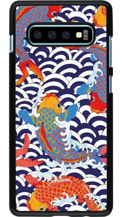 Samsung Galaxy S10+ Case Hülle - Easter 2023 japanese fish