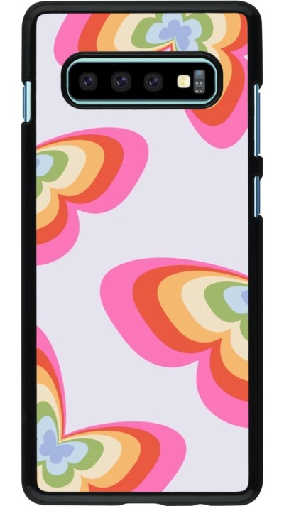 Coque Samsung Galaxy S10+ - Easter 2024 rainbow butterflies