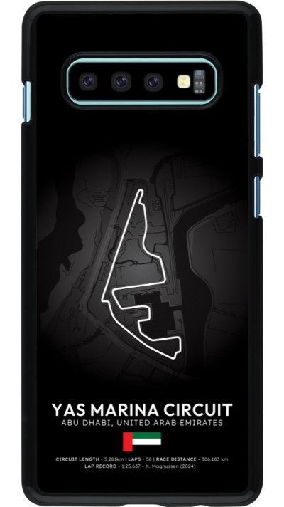 Samsung Galaxy S10+ Case Hülle - F1 Track 2025 Abu Dhabi