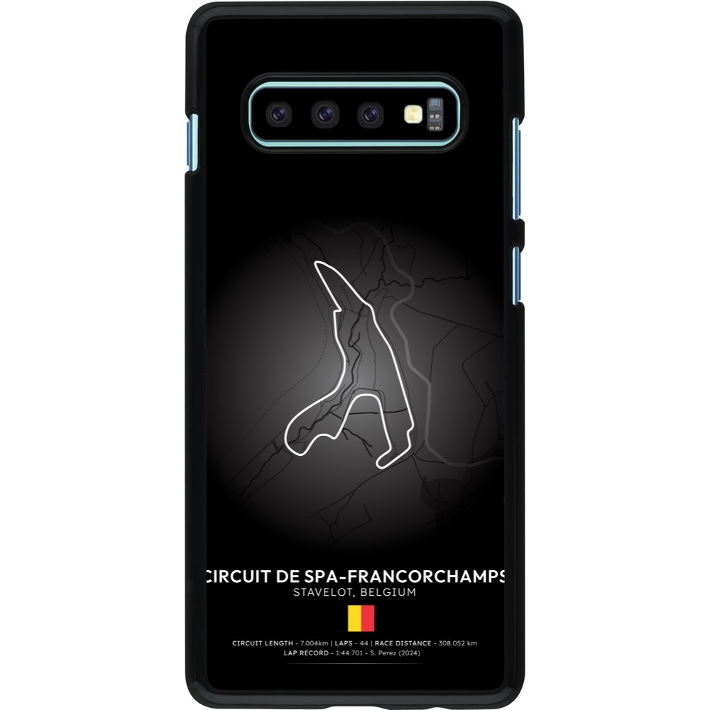 Samsung Galaxy S10+ Case Hülle - F1 Track 2025 Belgium