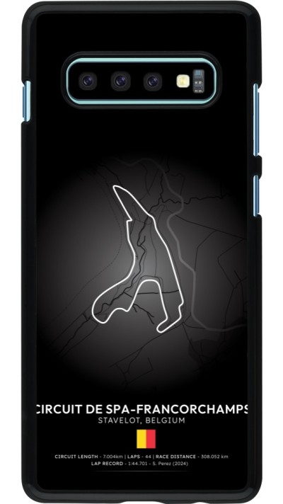 Samsung Galaxy S10+ Case Hülle - F1 Track 2025 Belgium