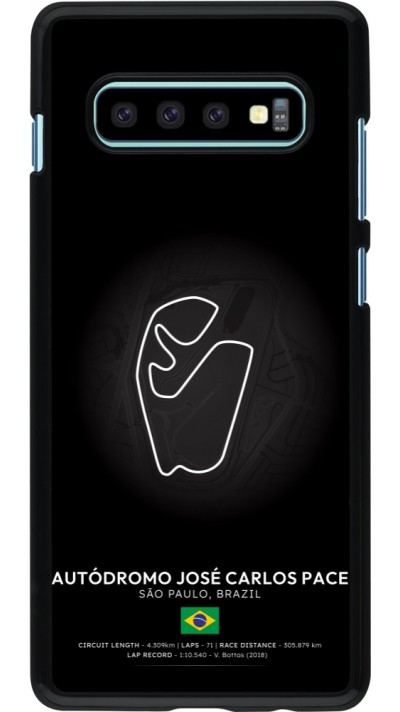 Samsung Galaxy S10+ Case Hülle - F1 Track 2025 Brazil