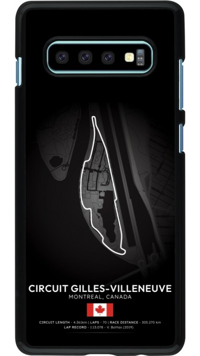 Samsung Galaxy S10+ Case Hülle - F1 Track 2025 Canada