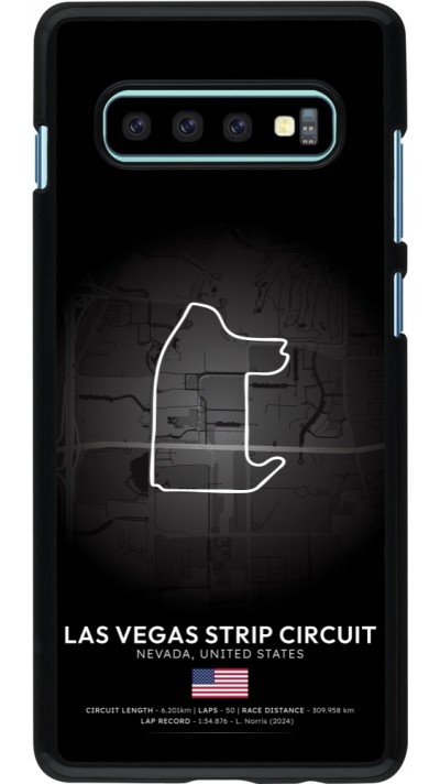 Samsung Galaxy S10+ Case Hülle - F1 Track 2025 Las Vegas