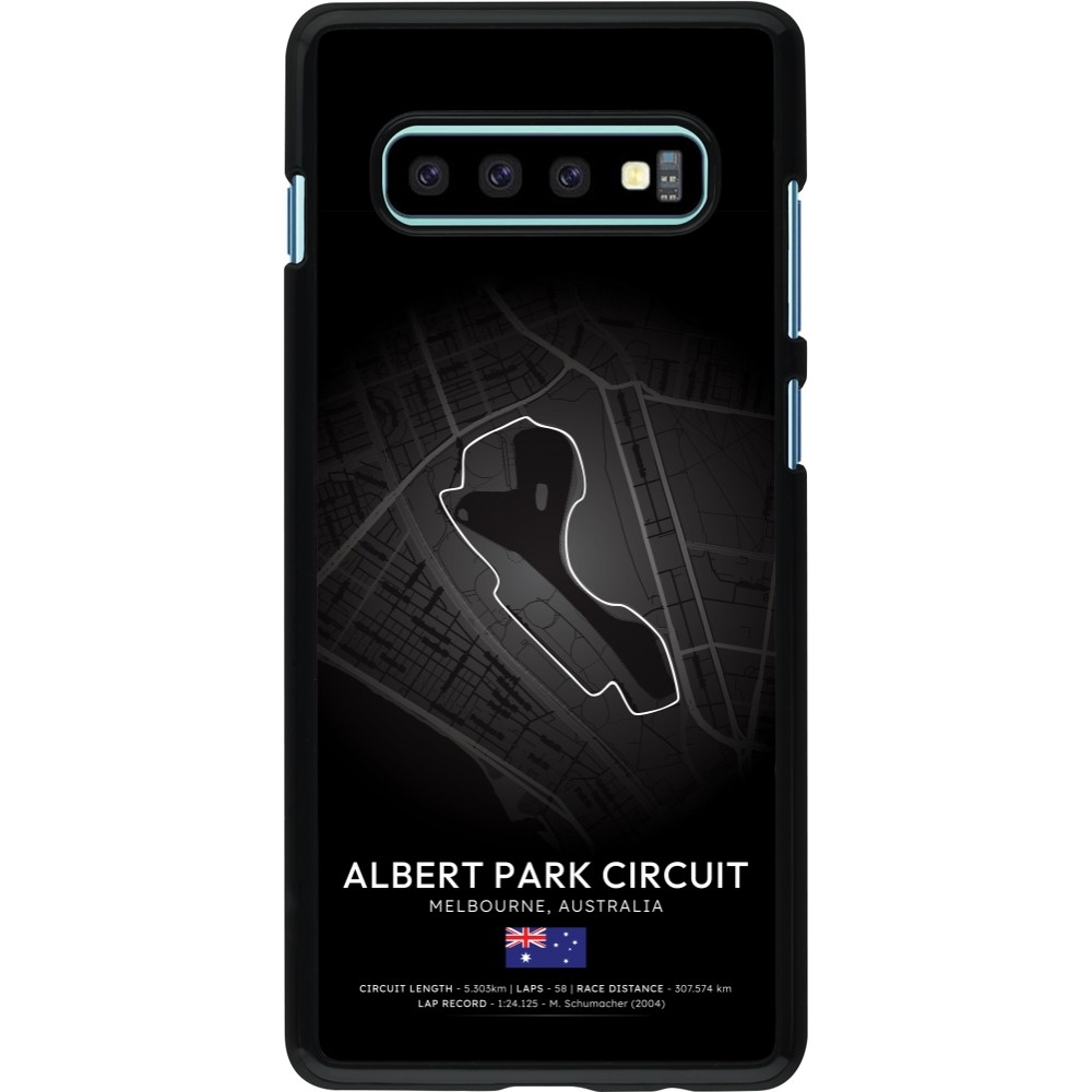 Samsung Galaxy S10+ Case Hülle - F1 Track 2025 Melbourne