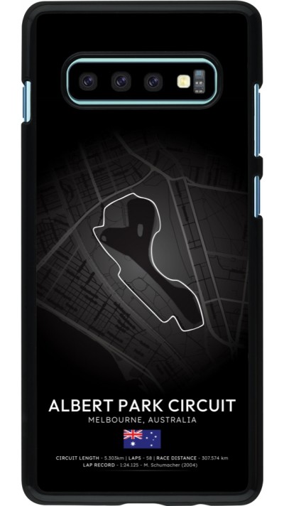 Samsung Galaxy S10+ Case Hülle - F1 Track 2025 Melbourne