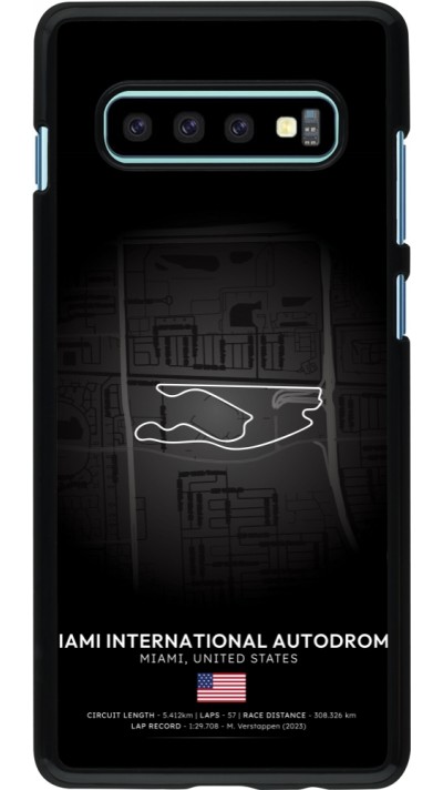 Samsung Galaxy S10+ Case Hülle - F1 Track 2025 Miami